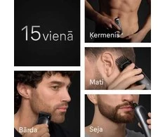 AIO7580 Braun Kirpimo Rinkinys Viskas Viename 15in1