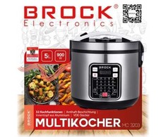 Brock Multivaryklė, 900W, 220V ~50Hz, 5L.
