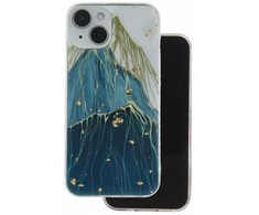 Fusion Accessories "Fusion Gold Glam Mountain" silikoninis dėklas "Samsung Galaxy A05s