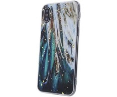Dėklas Fusion Accessories "Gold Glam Case iPhone 11" Feathers