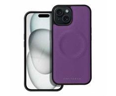 Dėklas Fusion Accessories ROAR case MAG MORNING for IPHONE 15 Pro Max violetinė