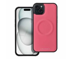 Fusion Accessories ROAR dėklas MAG MORNING, skirtas IPHONE 15 Pro karštai rožinei