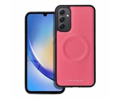 Fusion Accessories ROAR dėklas MAG MORNING skirtas Samsung Galaxy A34 rožinės spalvos