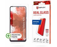 „Samsung Galaxy A34 5G Real 2D Glass By Displex Transparent“.