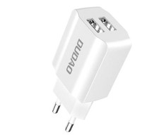 Įkroviklis Dudao (A2EU) (2xUSB 2.4A) baltas