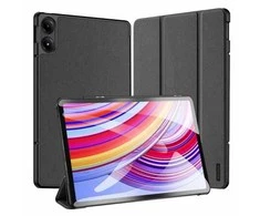 „Dux Ducis Domo“ su „Flip“ ir „Smart Sleep“, skirta „Xiaomi Redmi Pad Pro“ (4G/5G) / „Poco Pad 12.1“ – juodos spalvos