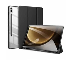 Dux Ducis Toby dėklas su atlenkiamu stovu, skirtas Samsung Galaxy Tab S9 FE - juodas