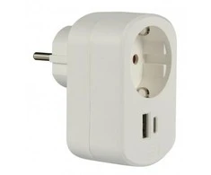 Skirstytuvas su USB elektros lizdui Electraline