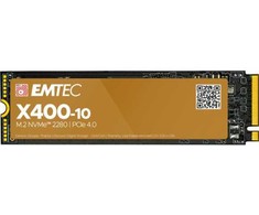 SMD Emtec X400- 10 4TB M.2 2280 PSI -E x4 Gen4 NVME (ECSSD4TX410)
