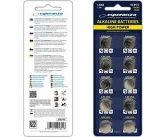 ESPERANZA BATERIE ALKALICZNE LR44 AG13 10SZT BLISTER