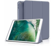 Evelatus Galaxy Tab A8 10.5 Planšetė case with imitate microfiber inside Lavender Gray