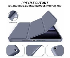 Dėklas na tablet Evelatus "Tri-Fold Stylus Holder Case Galaxy Tab A8" Lavender Pilkas