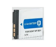 Extra Digital Sony, baterija NP-BD1, NP-FD1