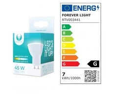 LED lemputė GU10 7W 230V 4500K 565lm Forever Light