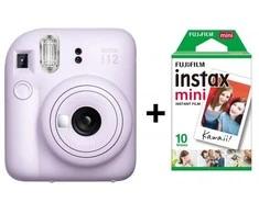 Fujifilm Momentinis fotoaparatas instax mini 12 LILAC PURPLE+instax mini glossy (10pl)