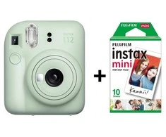 Fujifilm Momentinis fotoaparatas instax mini 12 MINT Žalias+instax mini glossy (10pl)