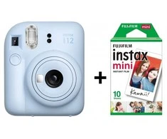 Fujifilm Momentinis fotoaparatas instax mini 12 PASTEL Mėlynas+instax mini glossy (10pl)