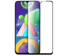 Fusion Accessories Fusion full glue 5D grūdintas stiklas pilnai uždengtas rėmeliu Samsung Galaxy A03S juodas