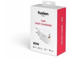 Fusion Accessories Įkroviklis Canyon Energy GaN 30W USB-C / USB-A / 3A Baltas