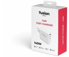 Fusion Accessories Įkroviklis Energia GaN 140W USB-C / USB-A / 3A Baltas