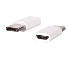 Fusion Accessories Adapteris Micro USB to USB Type-C Baltas