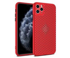 Fusion Accessories Silikoninis dėklas Fusion Breathe, skirtas Apple iPhone 7|8 | SE 2020 Raudona