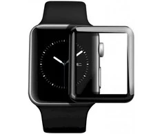 Fusion Accessories Išmaniojo laikrodžio Apple 1/2/3 apsauginis Fusion ekrano rėmelis, Juodos spalvos, 42mm