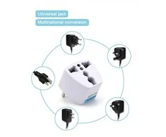 Fusion Accessories Fusion įkroviklio adapteris JK | JAV | AU | CH -> EU (220V) baltas