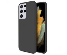 Dėklas Fusion Accessories Fusion Priedai "Elegance Fibre Protect Case Galaxy S21 Ultra 5G" Juodas