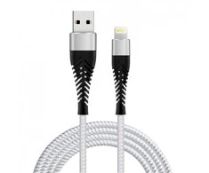 Fusion Accessories Fusion Priedai Fusion Fishbone USB-A į Lightning kabelis 30W | 3A | 1,5m baltas