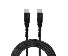 Fusion Accessories Fusion Fishbone USB-C į USB-C kabelis 65W | 3A | 1.5m juodas