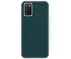 Fusion Accessories "Soft Matte Back Silikoninis dėklas Samsung Galaxy A14 4G/5G" Dark Žalias