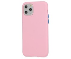 Fusion Accessories Fusion Solid Case Silikoninis dėklas skirtas Apple iPhone 12 Mini Rožinis