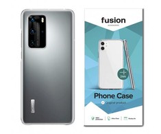 Fusion Accessories Fusion Ultra Clear Series 2 mm silikoninis dėklas skirtas Huawei P40 Pro Transparent (EU Blister)