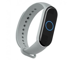 Išmaniosios apyrankės Xiaomi Mi Band 3/4 dirželis, Pilkos spalvos