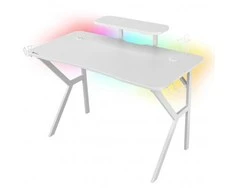 Žaidimų stalas Genesis Holm 320 RGB Gaming Desk, Baltas