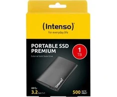 Kietasis diskas 1TB Intenso PREMIUM Portable USB 3.0 juodas