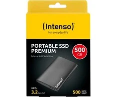 Kietasis diskas 500GB Intenso PREMIUM Portable USB 3.0 juodas