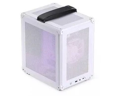 Jonsbo C6 PC-kompiuterio korpusas, Mini-Tower, ITX, mit Tragegriff – baltos spalvos