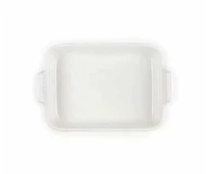 Le Creuset Stačiakampė „Heritage“ keraminė kepimo forma, 32 x 24 cm / 4 l, balta 0843251158133