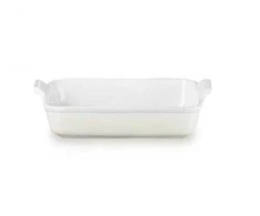 Le Creuset Stačiakampė „Heritage“ keraminė kepimo forma, 32 x 24 cm / 4 l, balta 0843251158133