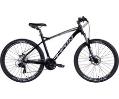 Bicycle AL 27.5" Leon XC 100 DD frame-19" juodas with pilkas 2024