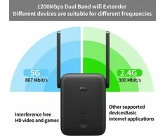 Maršrutizatorius Xiaomi Mi AC1200 RA75 1200MbpsWiFi Range Extender AC1200