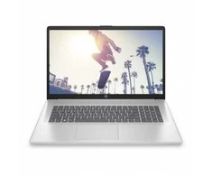 Hewlett Packard (HP) HP Nešiojamas kompiuteris 17-cp2007ny - Ryzen-5 7520U, 17.3" FHD AG IPS 250nits, 8GB, 512GB SSD, US backlit klaviatūra, Natural Sidabrinis, Win 11 Home, 1 metai