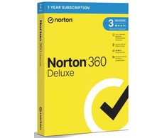 Norton 360 Deluxe antivirus, 3 PCs, 1 year