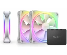 Korpusų Ventiliatorius - NZXT F-Series 120mm RGB 500 RPM 28-32 dB Triple Baltas