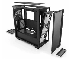 NZXT kompiuterio korpusas H7 Flow RGB 2024 midi bokštas juodas