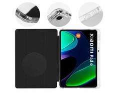 OBAL:ME MistyTab dėklas planšetiniam kompiuteriui Xiaomi Pad 6 juodos spalvos