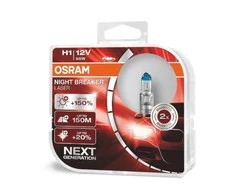Osram Automobilinės lemputės Osram Naktinis Breaker lazeris (Next Generation) H1, 2 vnt.