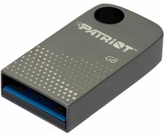Patriot FLASHDRIVE Tab300 64GB USB 3.2 120MB/s, mini, aliuminio, sidabrinis